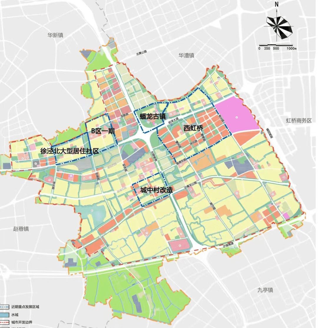 「虹桥灿耀星城」是《徐泾总体规划》中近期五个重要载体项目之一,即