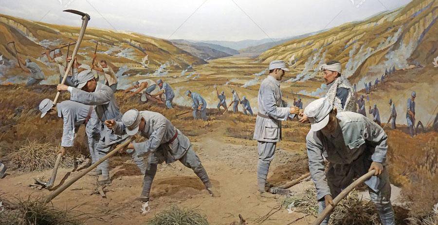 中国是农业大国,发展农业生产自然是根据地的第一大经济形态.