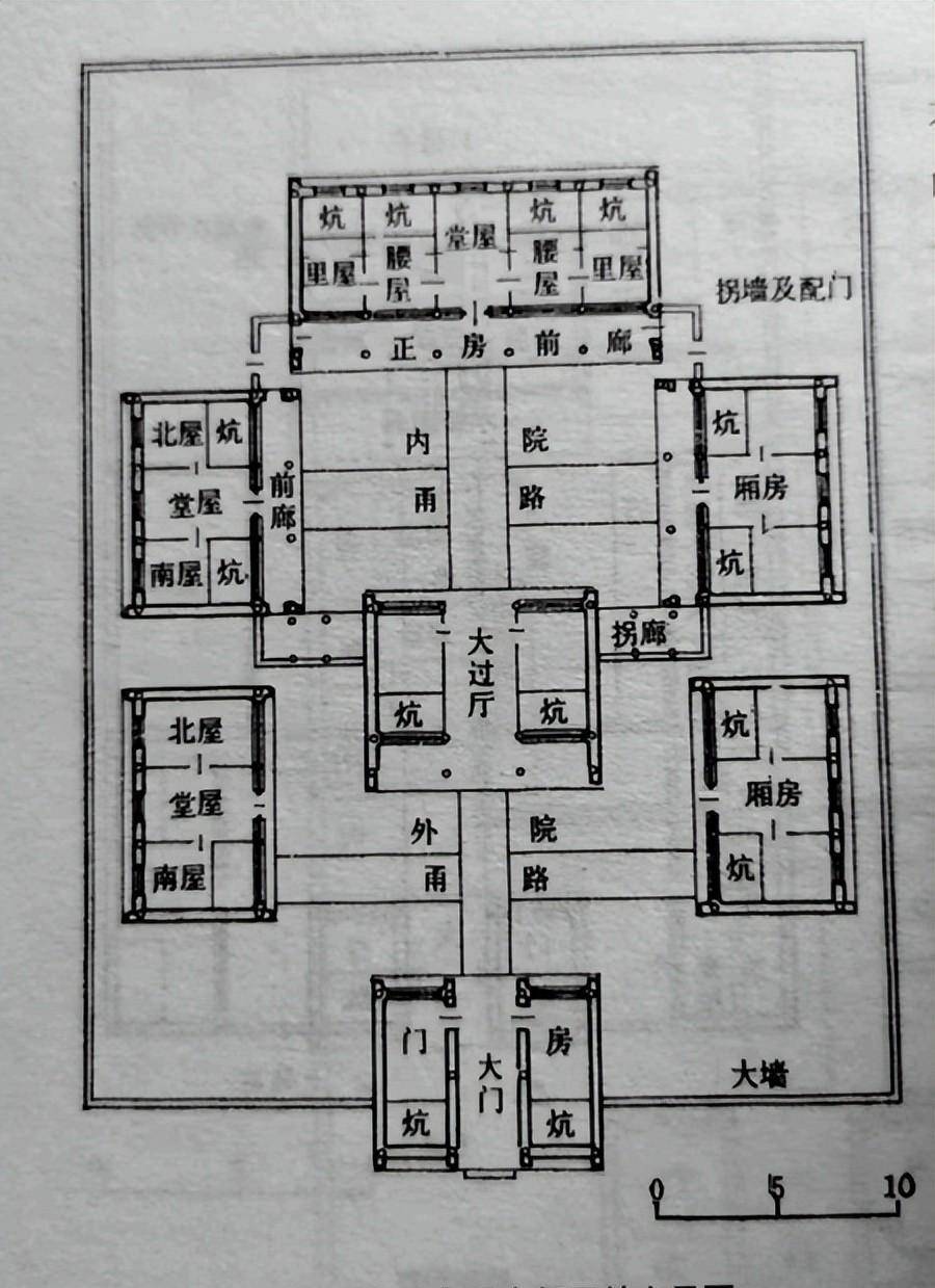 日本古宅平面图图片