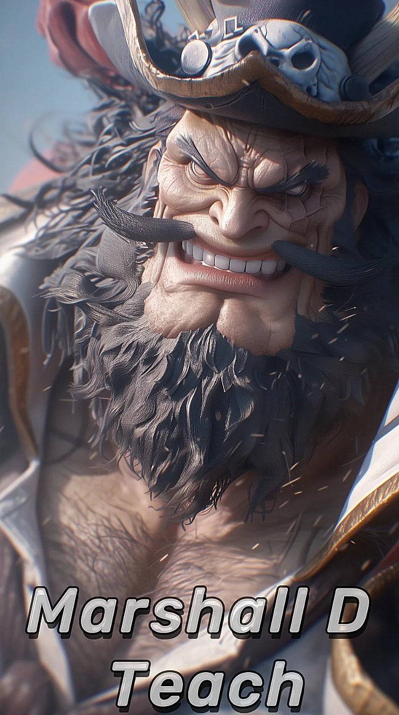 用ai制作海贼王真人版!索隆更帅了,黑胡子真海贼,年轻玲玲超美