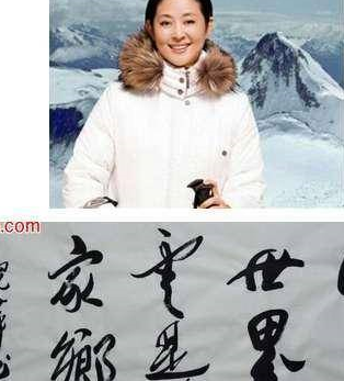 倪萍姐的书法水平虽不高,却也别具韵味,还是养眼!