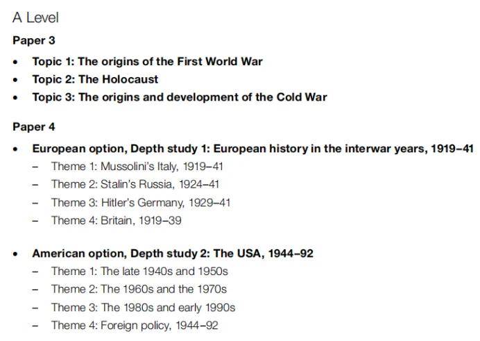 9% ! a-level历史如何拿高分?收下这份新考纲学习指南!