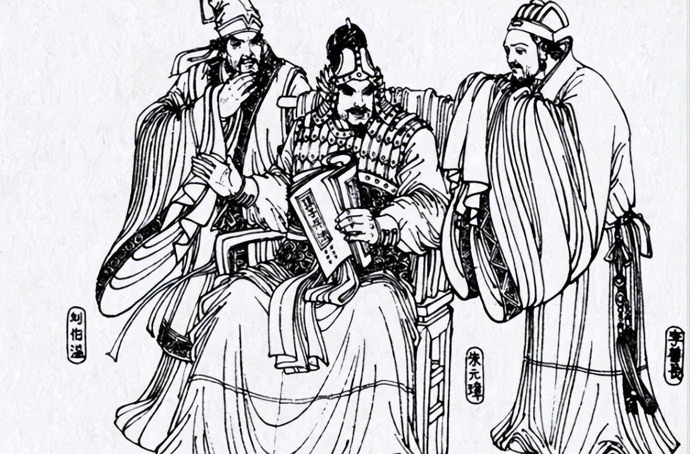 五帝王的简笔画 全身图片