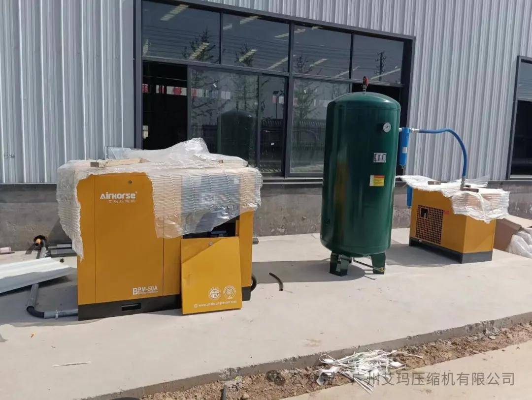 建筑工程 | 艾玛永磁变频螺杆机赋能中铁十局某桥梁厂节能升级