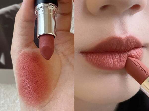 mac本季6款热门色号试色,水漾子弹头薄涂厚涂都好美,这款显嫩无敌