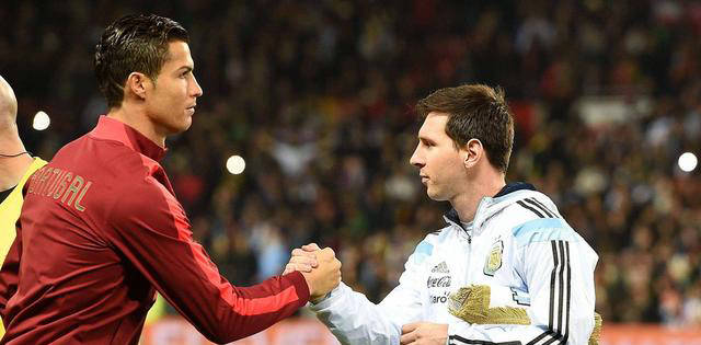 梅西和c罗,a级别赛事中谁更强?有一项数据c罗难以超越!