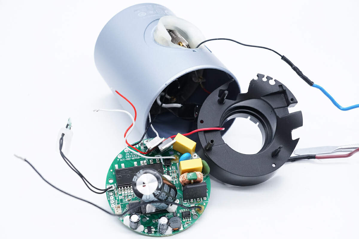 内置11万转高速无刷风机,小适1600w高速电吹风拆解