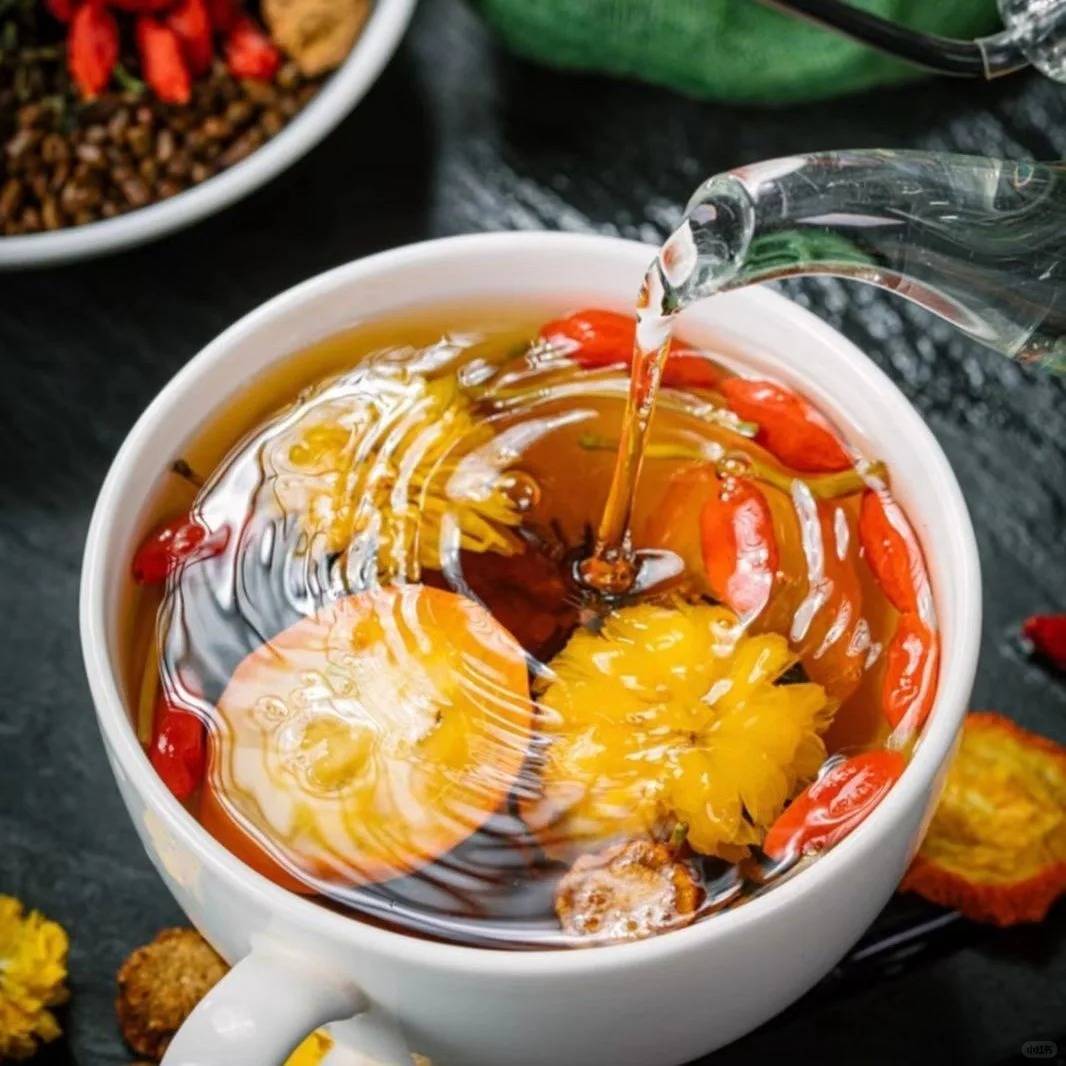 养生茶搭配图片大全(养生茶搭配大全功效和作用小红书)