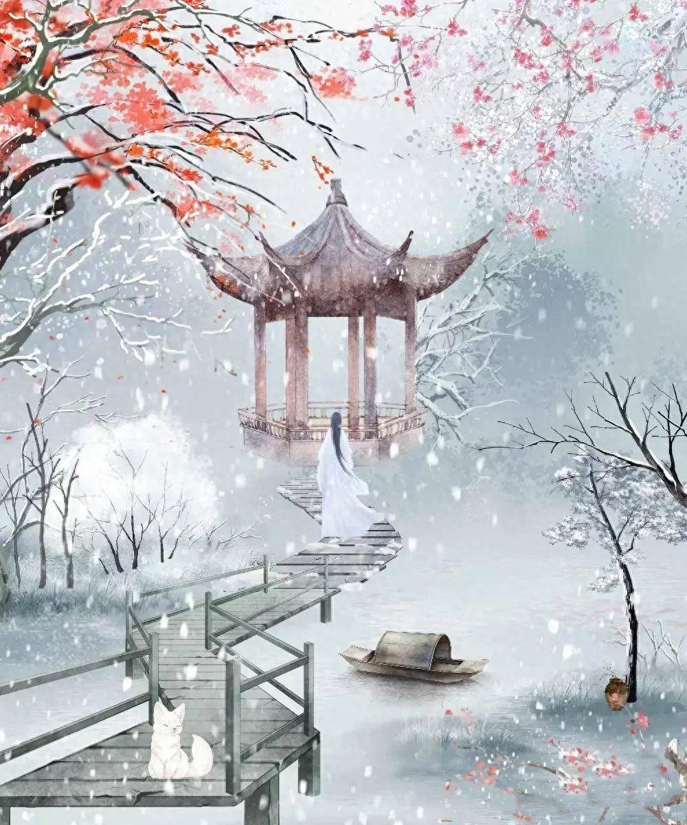 围炉煮酒慢火烹茶,11首冬日浪漫诗词,各种诗意生活暖醉心房