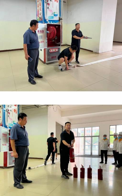 安全无小事防范进行时 衡水市冀州中学膳食处开展消防