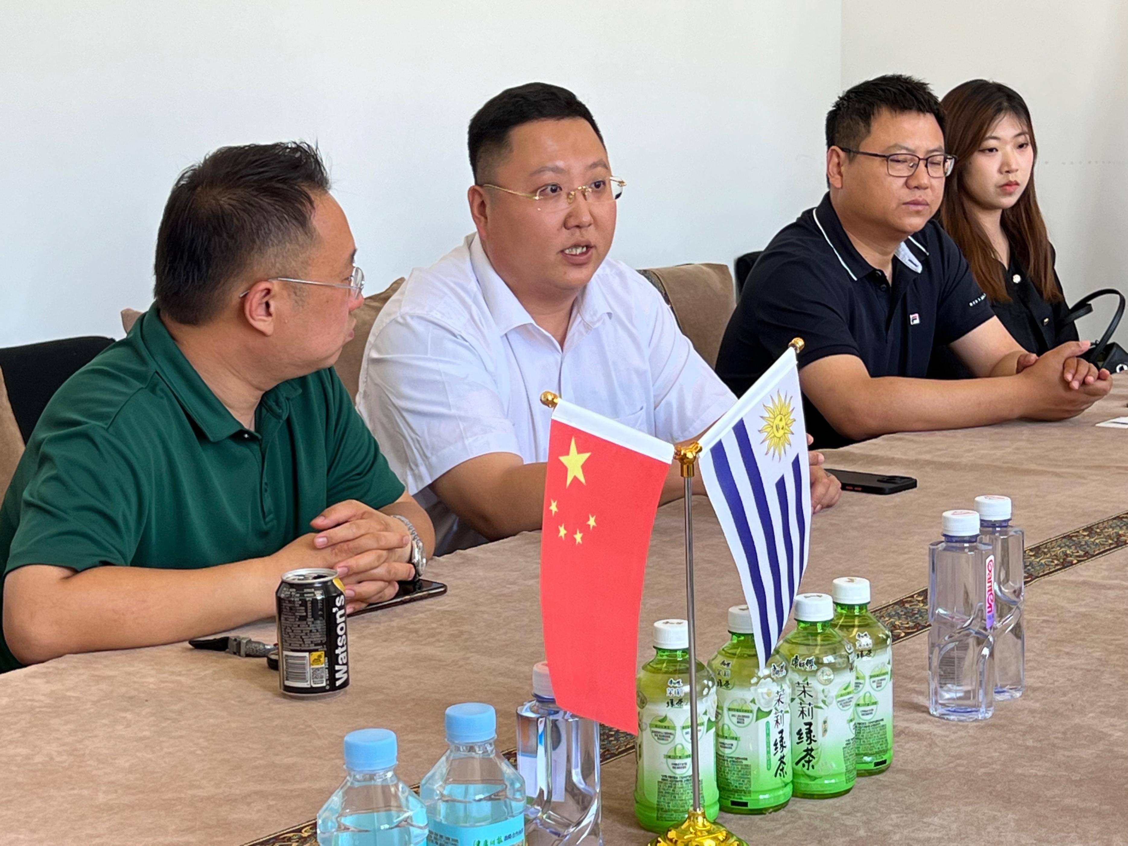 国际新闻:乌拉圭驻华大使走访捷通体育,深化经贸交流与合作