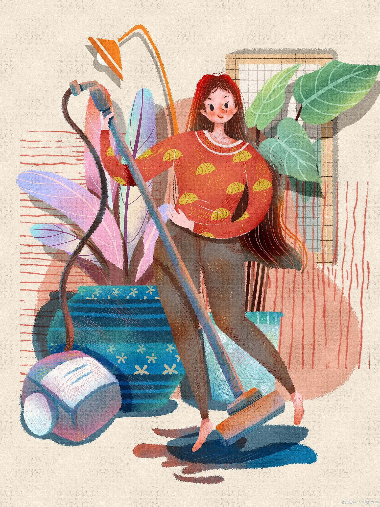 插画的表现风格:成都亚恒丰创教育科技有限公司