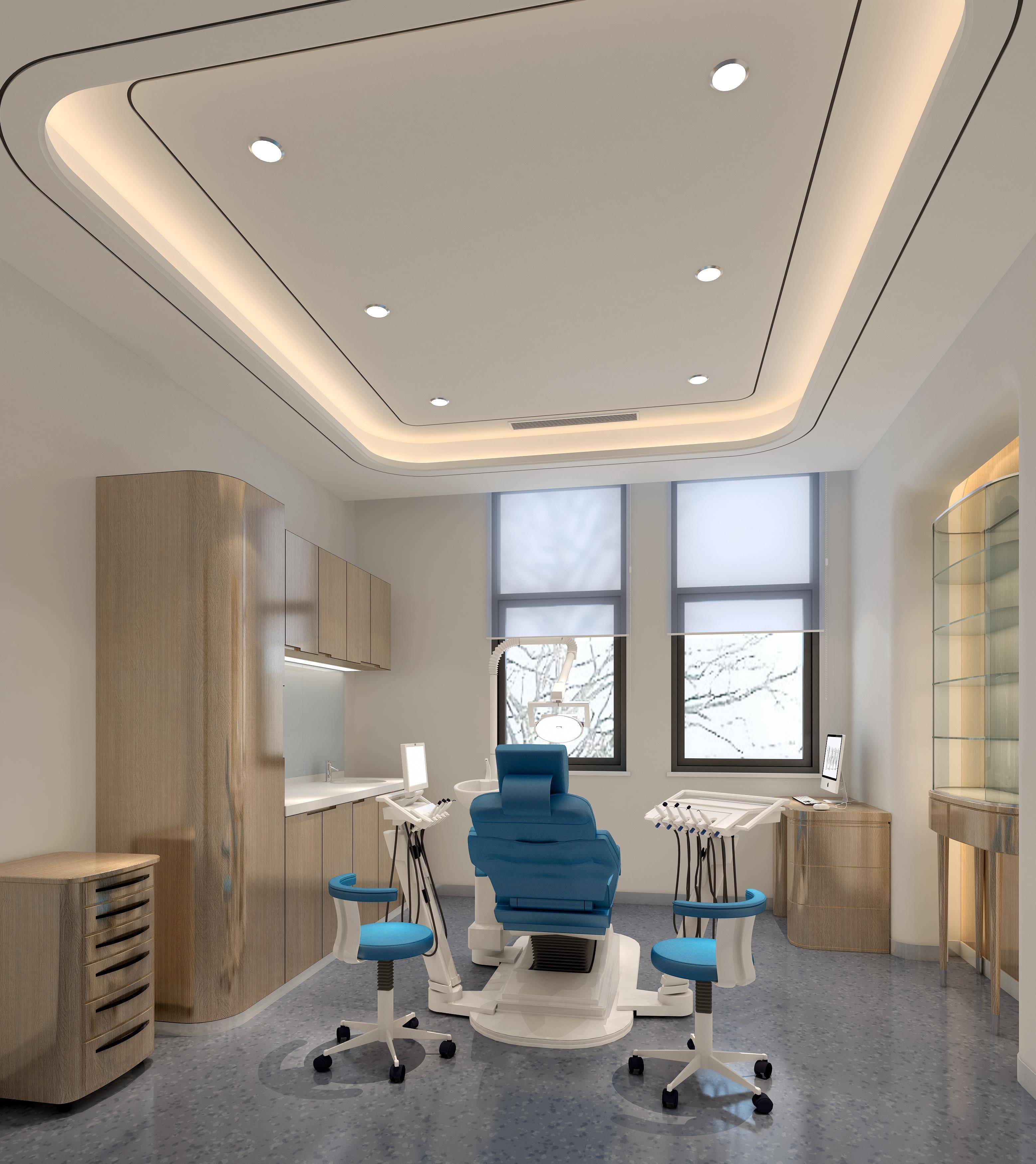 gif" max-width="600"> /p> p>在口腔牙科医院的装修设计中,光影的