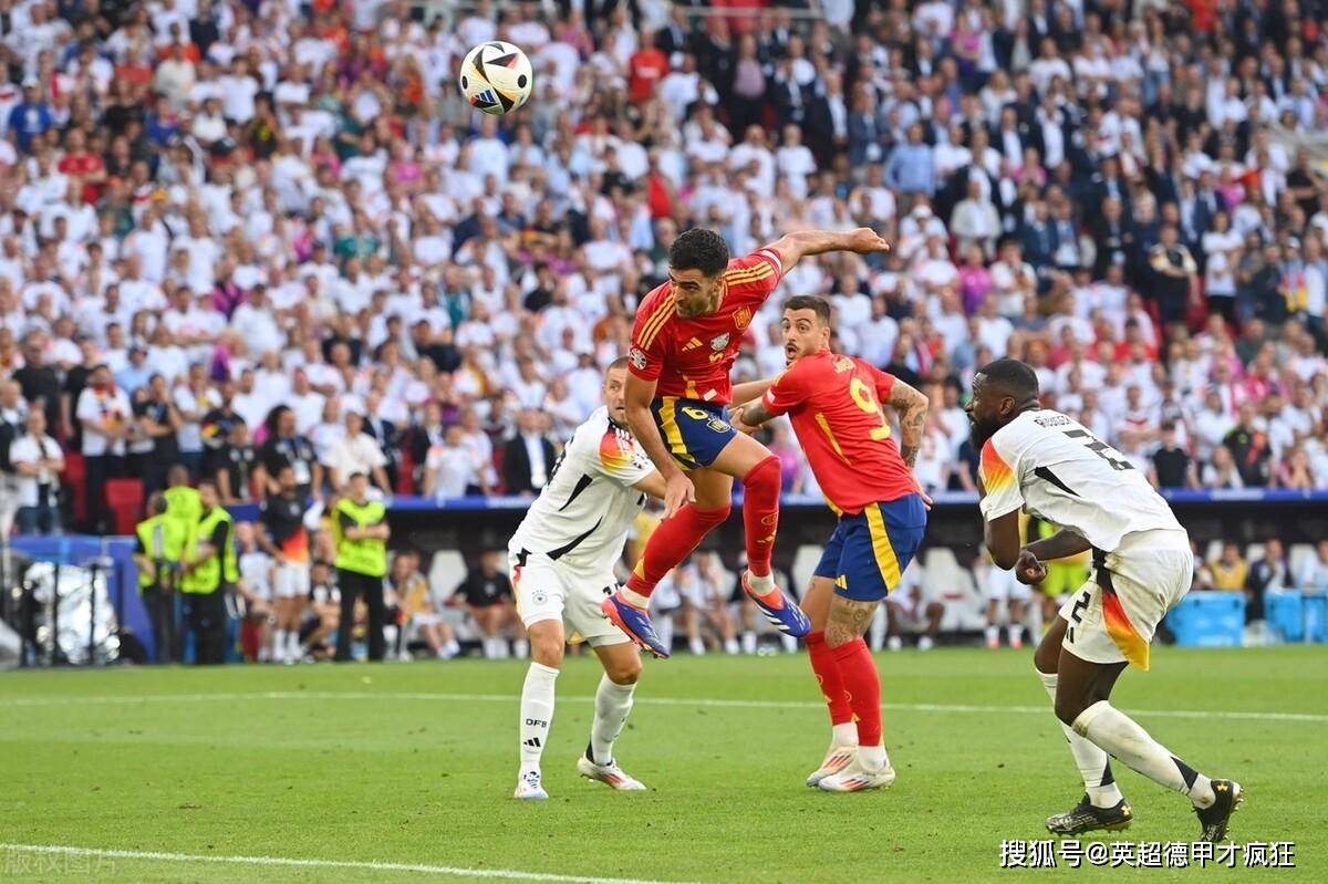 西班牙梅里诺大鹏展翅头球绝杀德国,用最德国的方式淘汰德国!