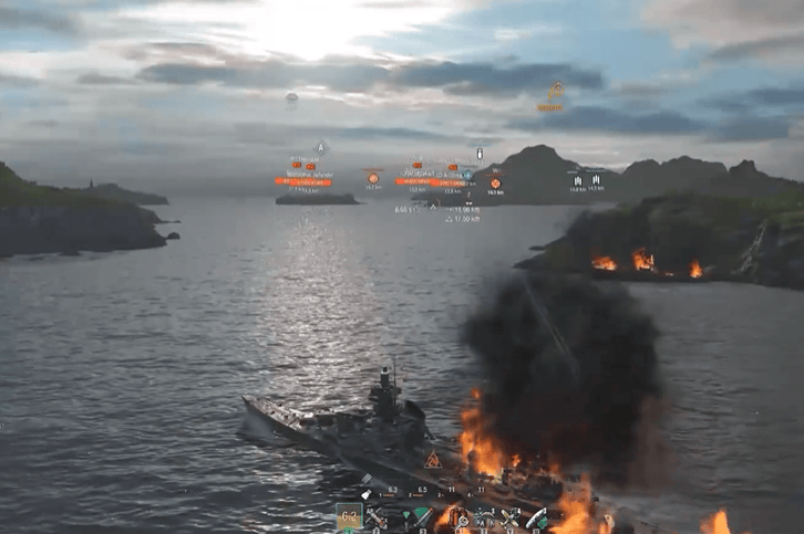 1941年4月23日,欧根亲王号不慎被一枚磁性水雷击伤,幸好没伤及核心,花