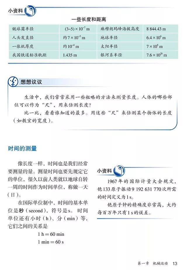 部编人教版初中八年级上册物理电子课本(初二物理pdf高清电子教材)
