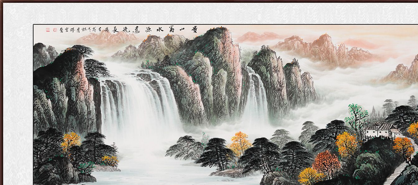 客厅装饰挂什么画 如此秀雅美丽的山水景色怎能让人不爱