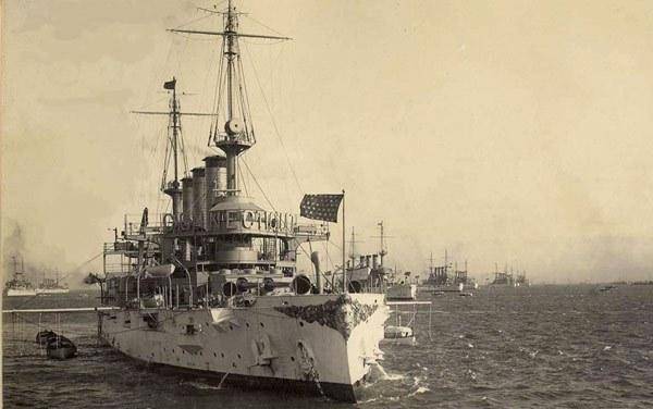 1907年的大白舰队,与英国分庭抗礼,美国海军从此成为海上霸主