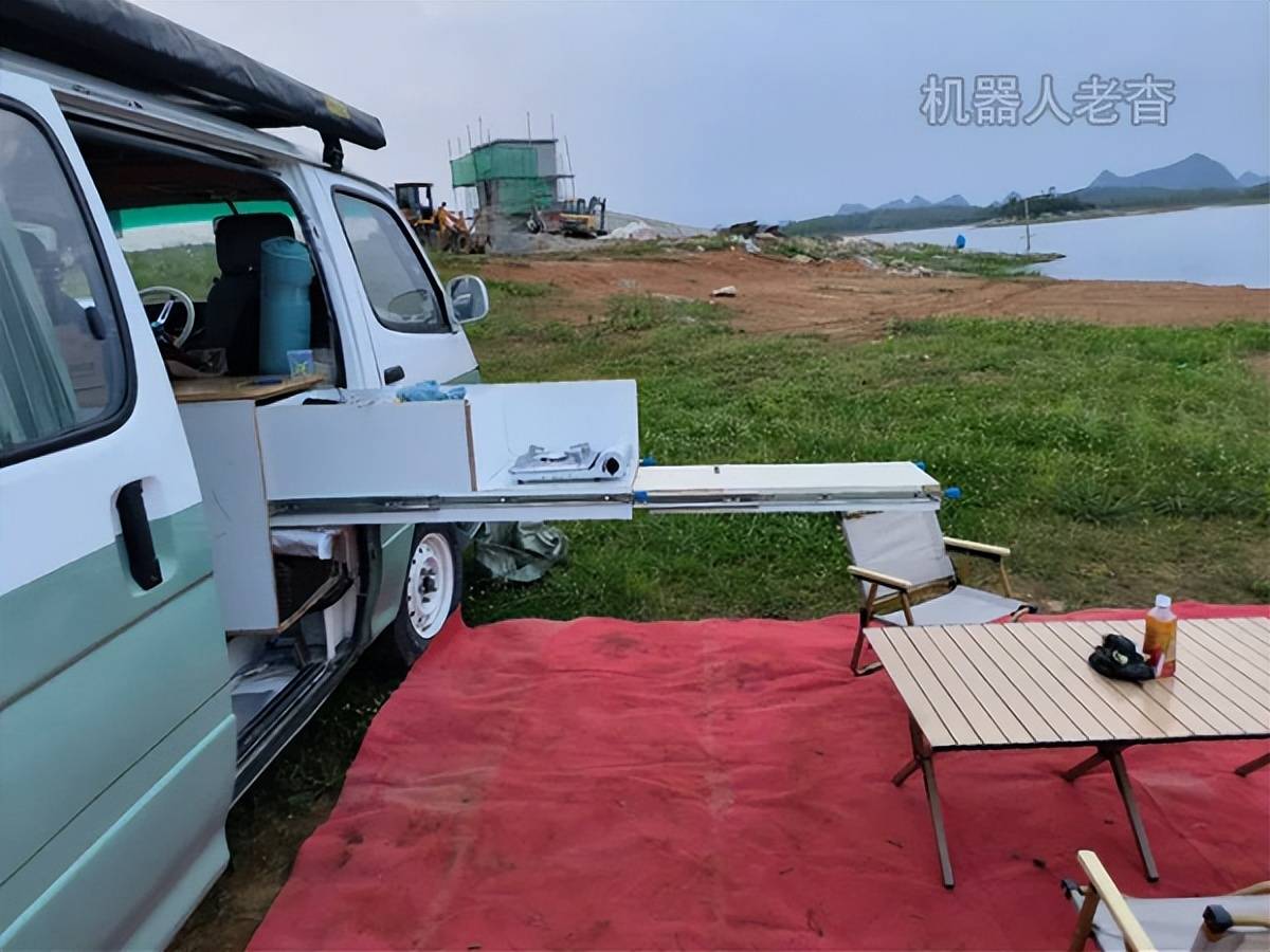 diy露营车自驾游案例,金杯海狮改装床车旅行,打造实用房车生活