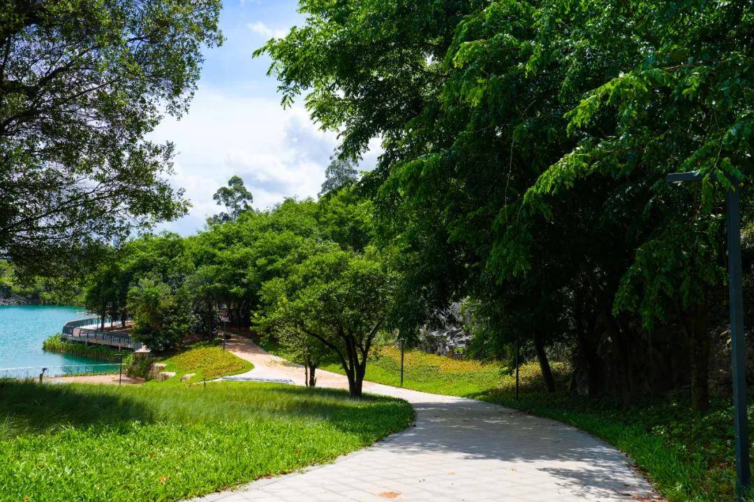 东莞市中心新晋"网红"打卡地,水濂山"碧玉湖公园"来啦!
