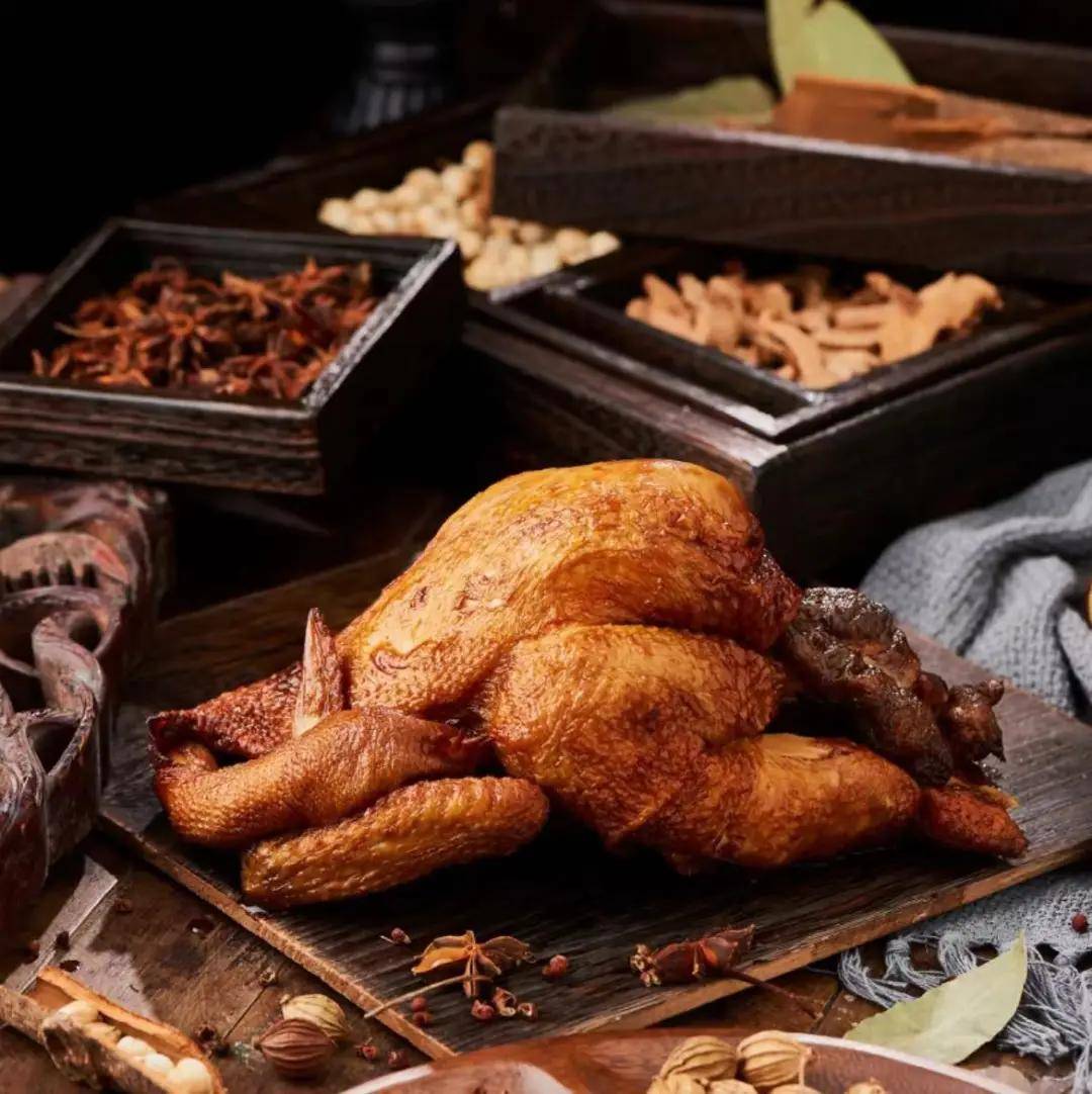 非物文化遗产——"狼山烧鸡"亮相第十四届(杭州)全球新电商博览会