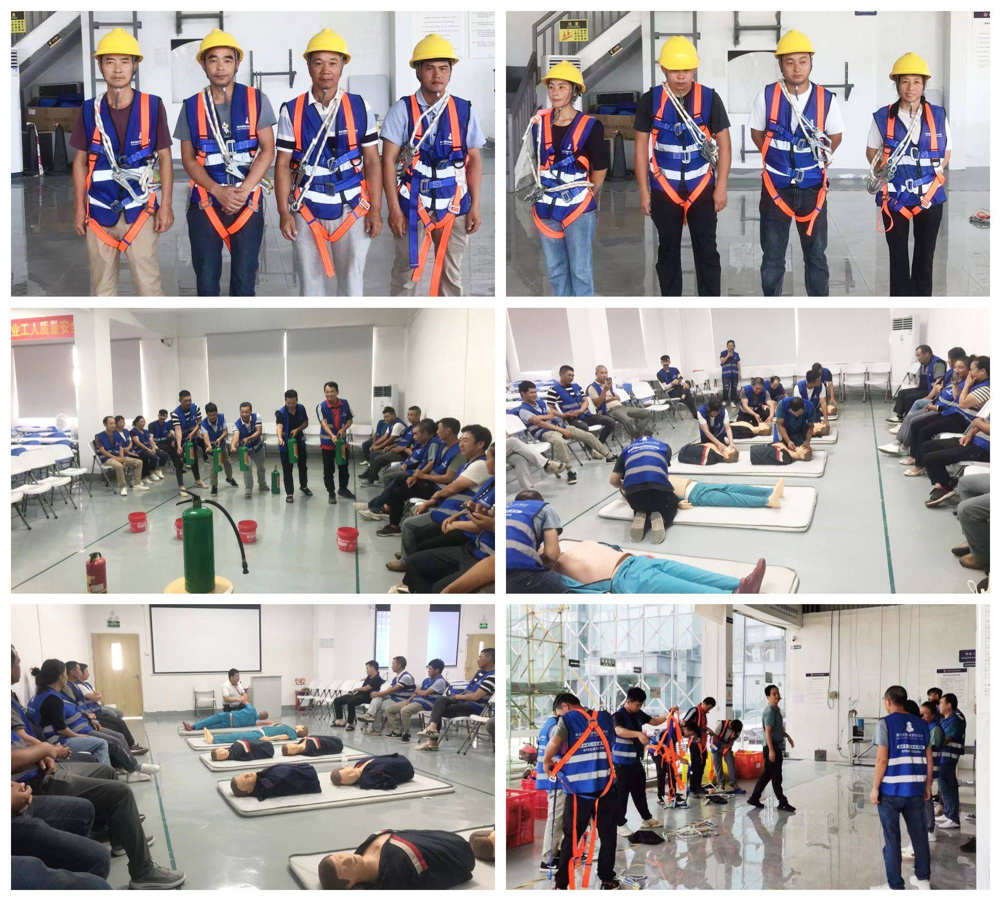 果尔佳职校产业工人培训的技能实训课程,主要为学员培训钢筋工技能,每