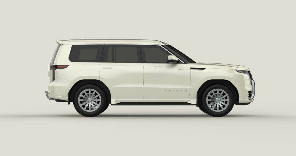 外形更方正 海外设计师发布下一代三菱帕杰罗预想图