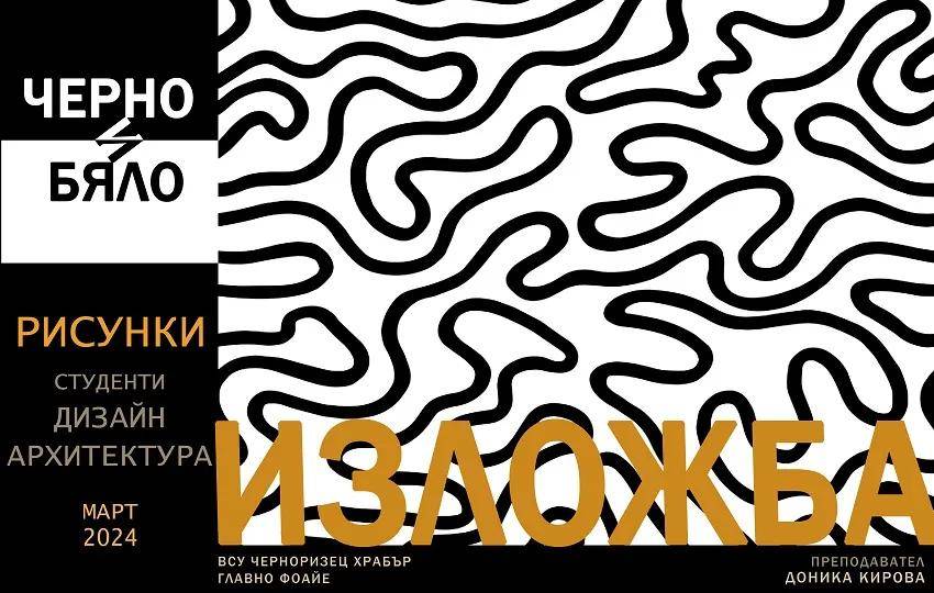 保加利亚瓦尔纳自由大学学生设计才艺展"黑与白"