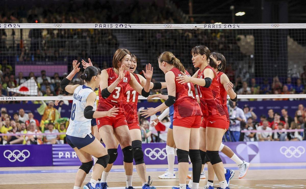 日本女排0-3完败巴西 奥运小组赛两连败出线告急