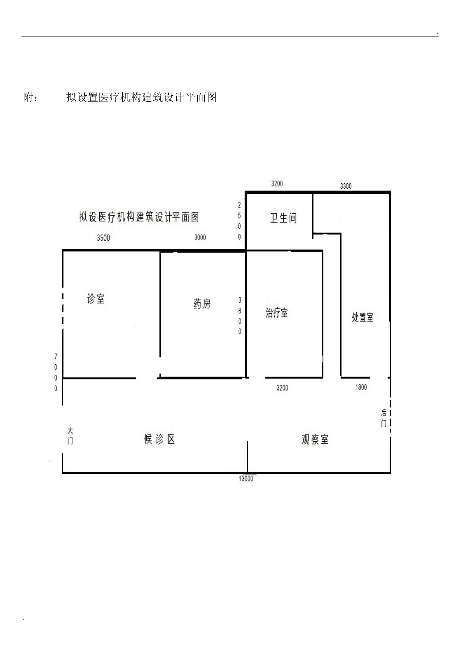 小型诊所设计平面图图片