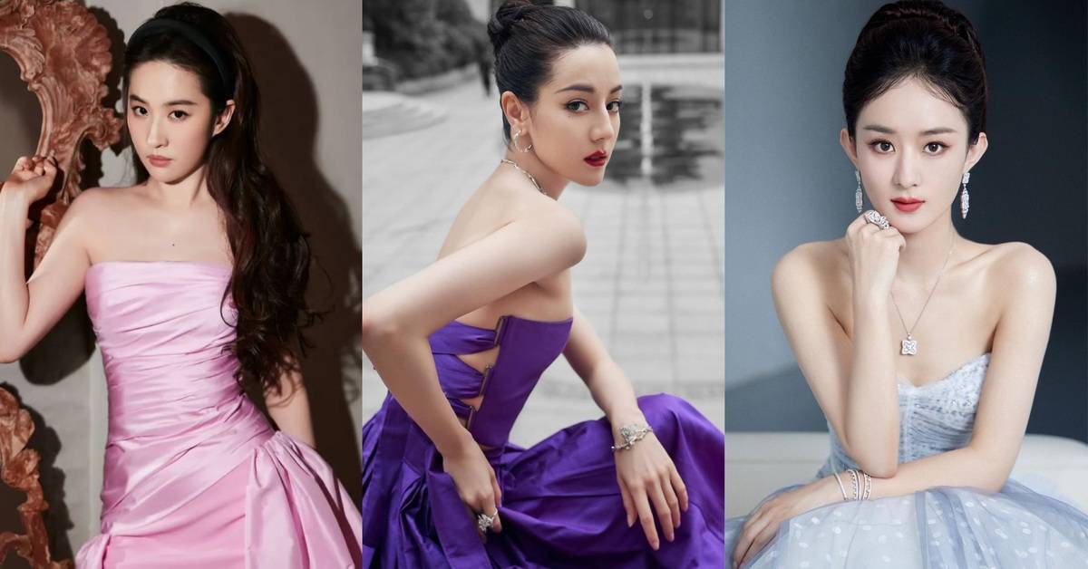 从票选榜单中可见,第8名为angelababy(杨颖),第7名为吴谨言,第6名为