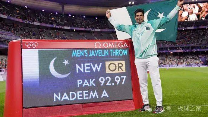 巴基斯坦前板球运动员获得奥运会标枪冠军