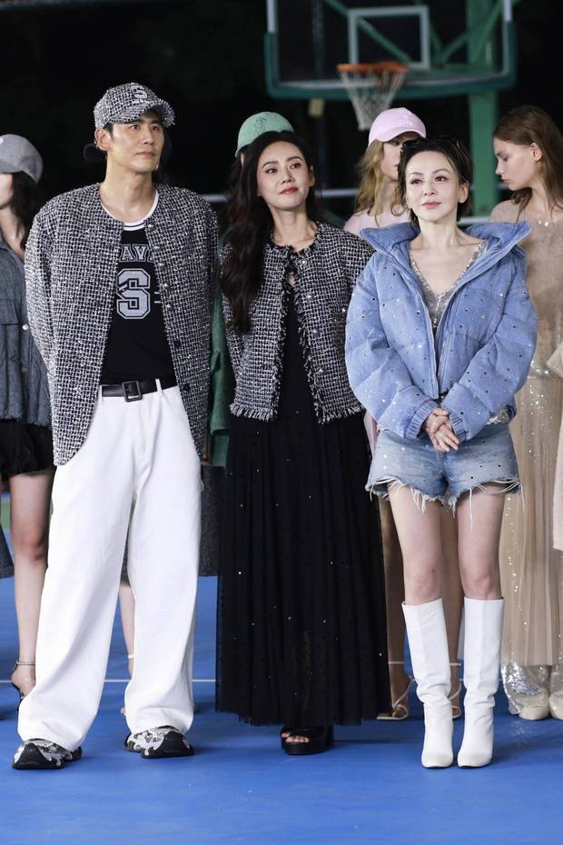 秋瓷炫夫妇情侣装亮相秀场,与王琳同框惊喜连连,这画面太美了!