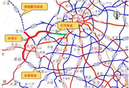 曲砚高速公路线路图片