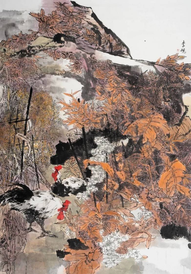 宜兴站展讯丨色墨清秋——当代名家李砚中国画作品展_艺术_画展_乐陵