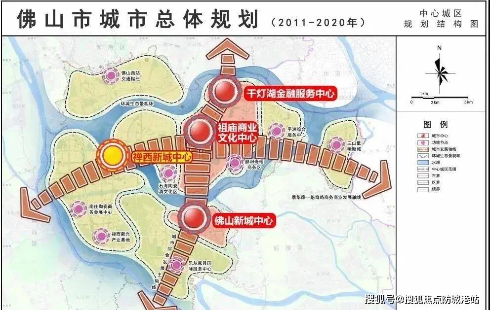 政府一老三新强中新战略组团【佛山西进,禅西新城腾飞,大境已成】