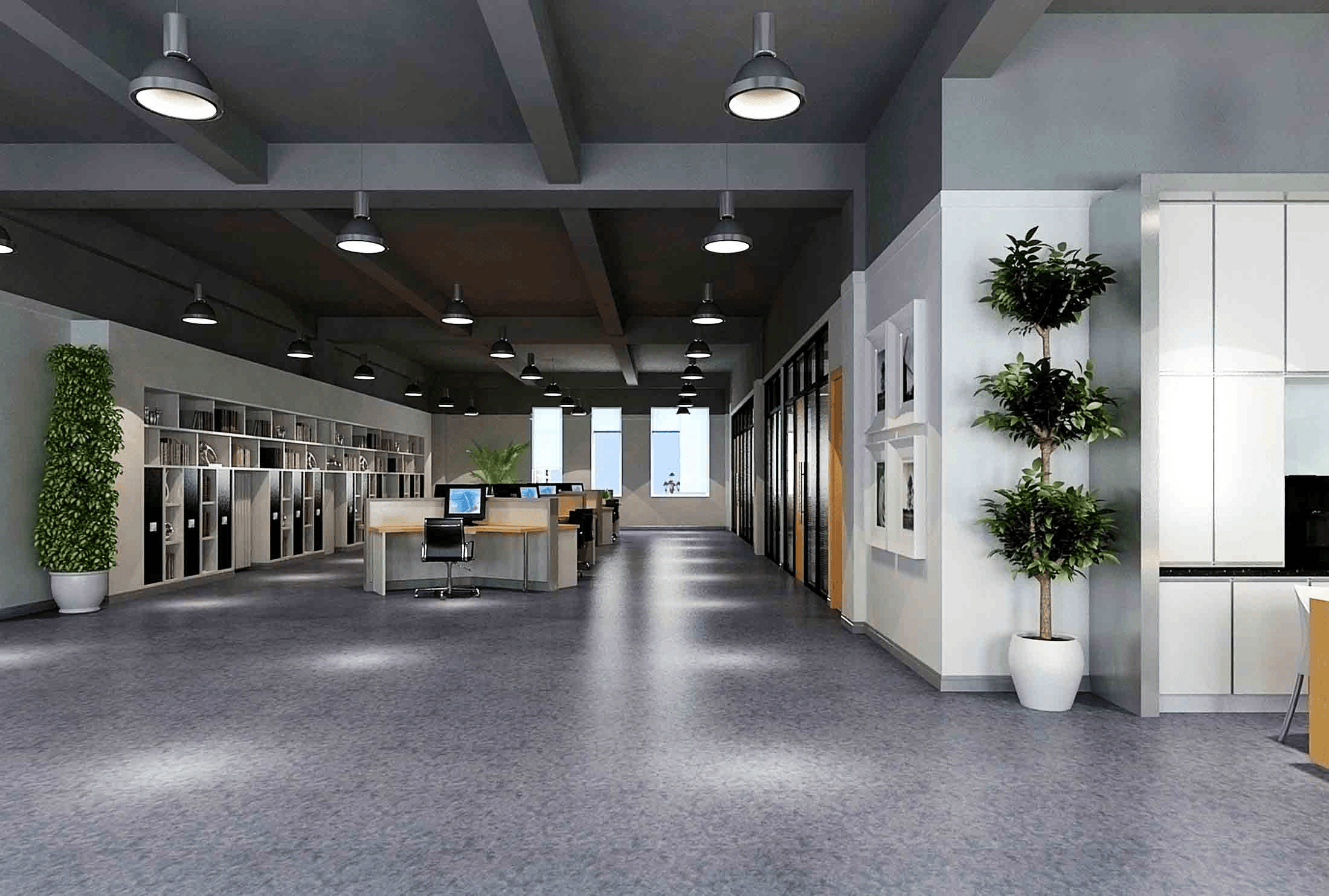 商业写字楼装修设计,集团公司办公装修设计,国企单位装修施工