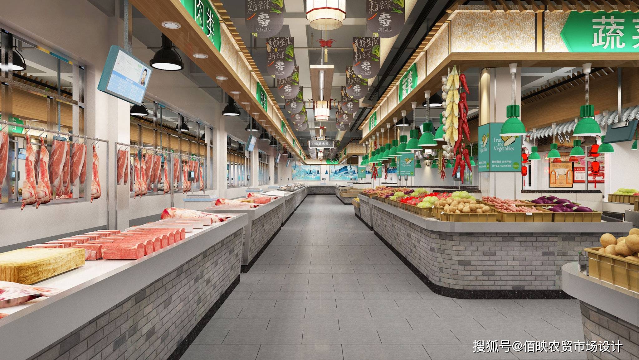 智慧菜市场设计:从市场导向到消费者导向的转变_农贸市场_购物_智能化