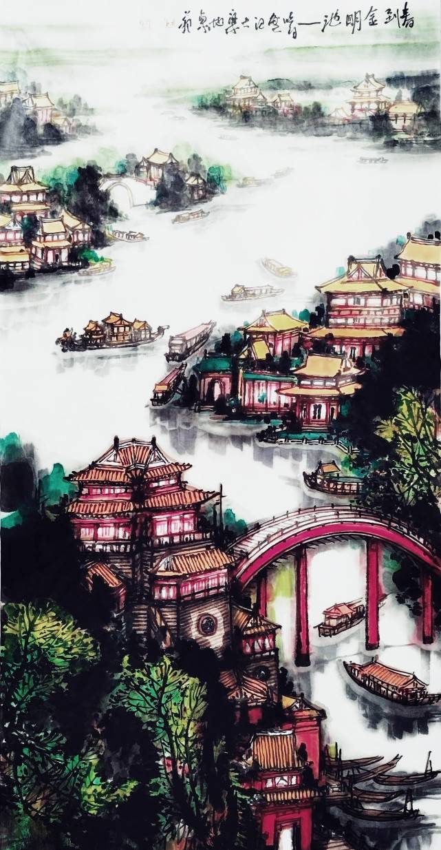 【艺术中国】著名城市山水画家王一鸣先生作品品鉴_the_wang_yiming