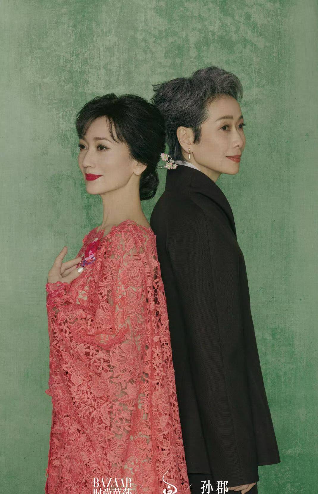 赵雅芝叶童合拍时尚杂志两人同框画面超养眼网友神仙组合