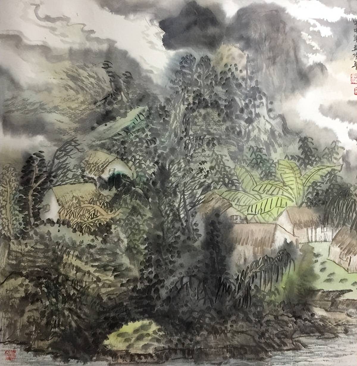 追寻自然之美:著名山水画家王本杰的艺术风格