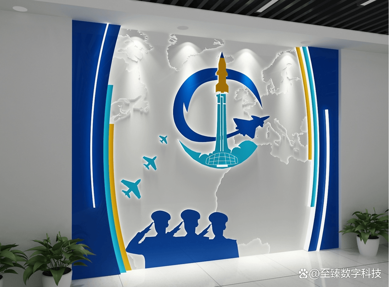 科技公司企业形象墙设计思路分享