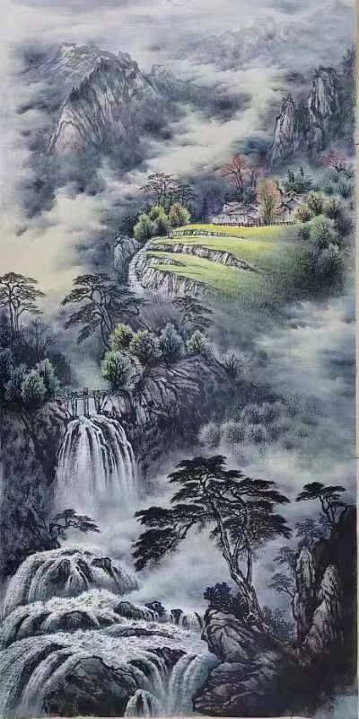 品 欣 赏张斌,出生于安徽芜湖南陵县,自幼喜爱书画,早期跟随著名画家