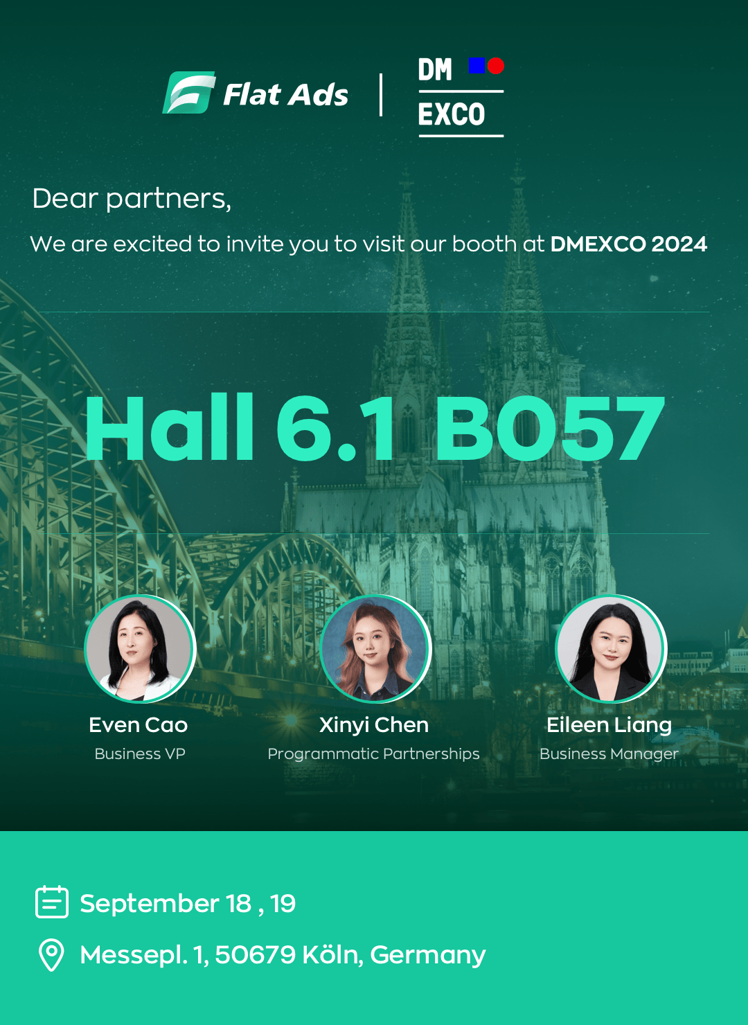 相约·科隆丨Flat Ads将亮相DMEXCO 2024,探索程序化广告增长新机遇