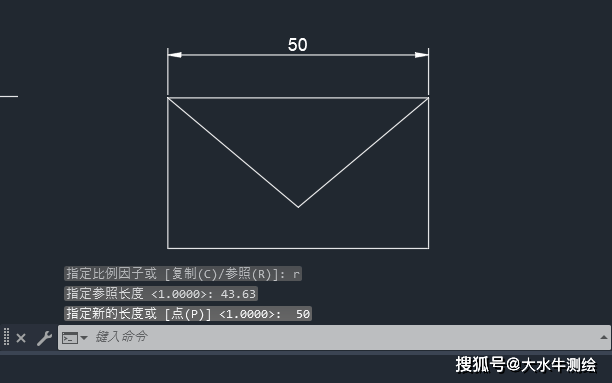 cad如何放大对象到指定尺寸?