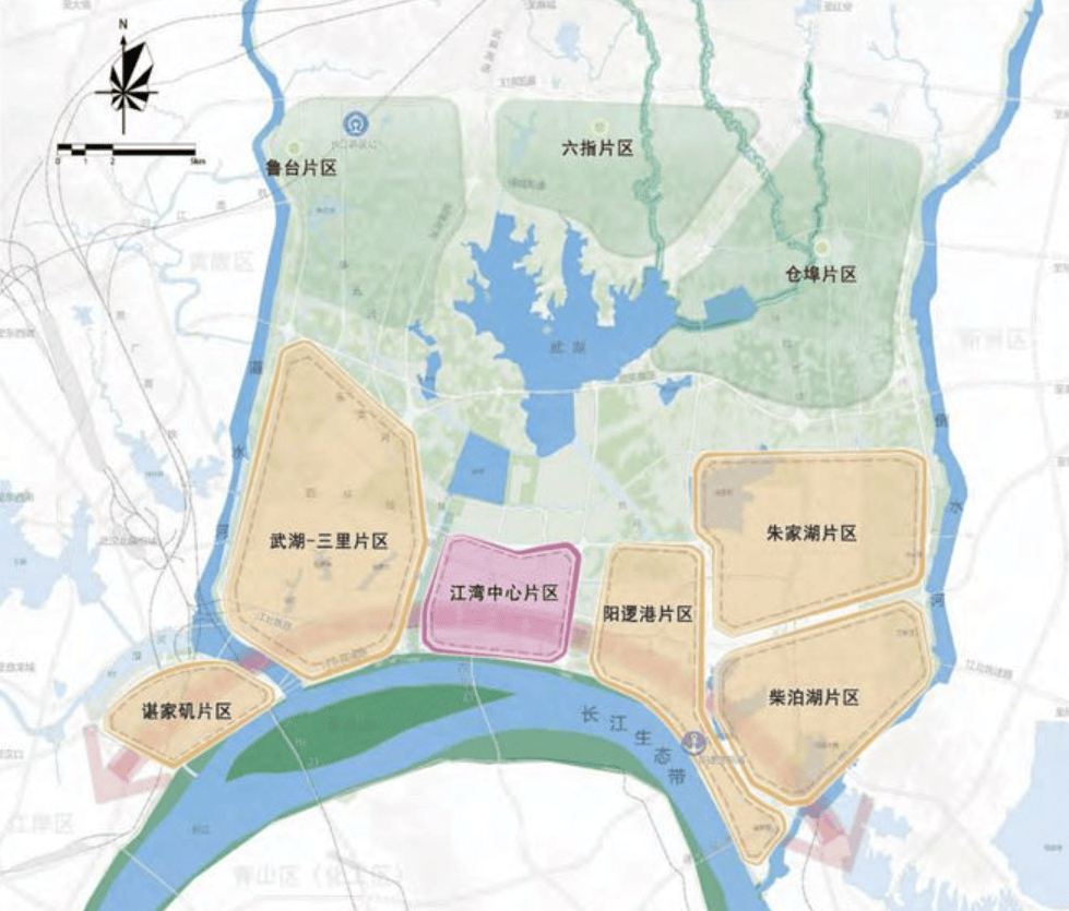 武汉长江两岸还差这几个地方没填满,未来会大开发吗?