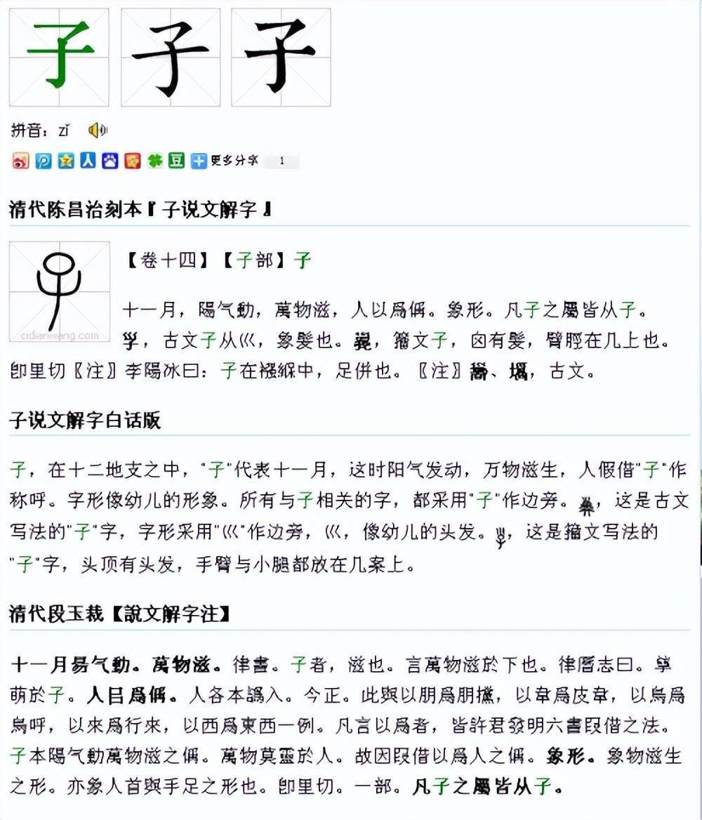 子、孑、孓、孒”只有一笔之差，你认识几个？分别是什么意思？_搜狐网