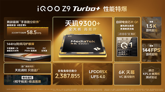 性能续航强到爆表！iQOO Z9 Turbo+引领中端旗舰新格局-锋巢网