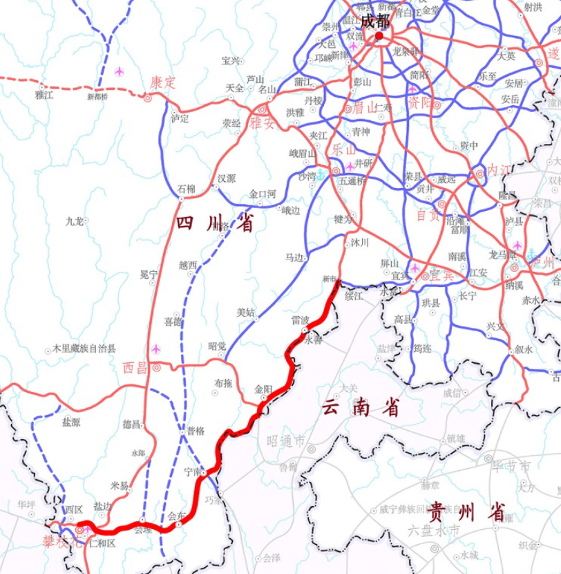 四川正在建一条高速,将成就成都至攀枝花又一条便捷大通道