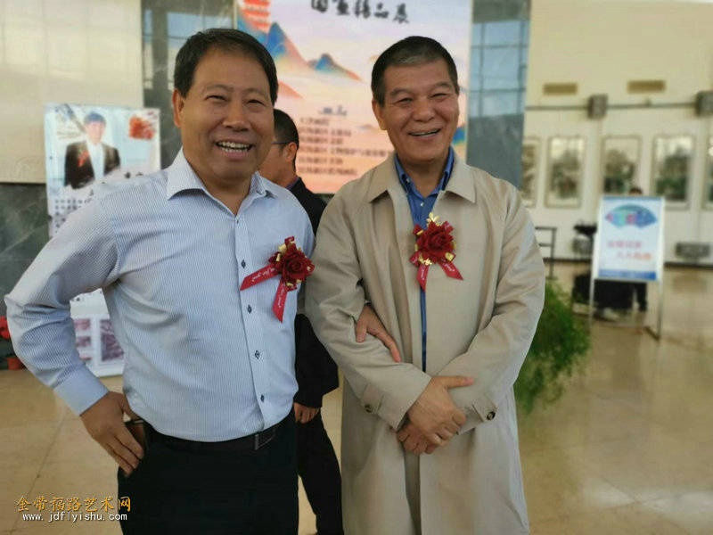 "向祖国致敬"李守玉国画精品展在滨海博物馆开幕